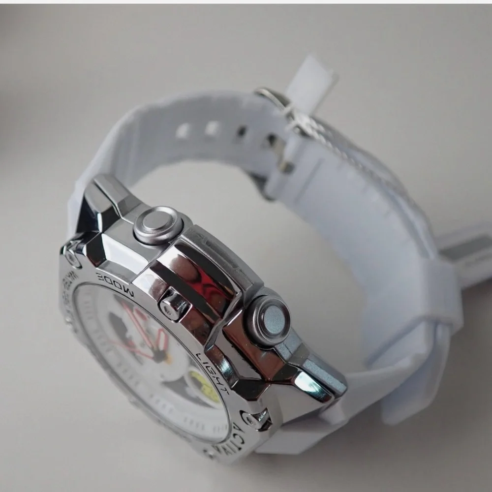 Activa X Invicta Digital Men's Watch - 55mm, White (ACW8092-004)